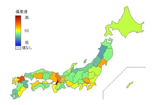 都道府県別性犯罪認知件数 - とどラン