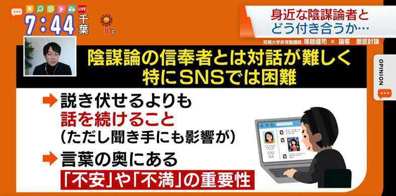 親が陰謀論者になって疲れた