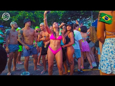 CARNAVAL RIO DE JANEIRO — Leblon Street Carnaval — Brazil ?? 【 4K UHD 】