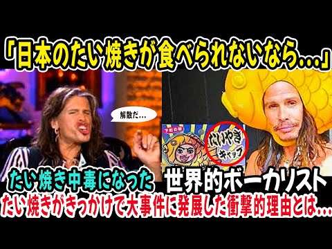 【海外の反応】スティーブン・タイラー「たい焼き食ったから解散な...」→日本でたい焼きを食べる→中毒になる→飛行機で大激怒した理由が衝撃的すぎる...