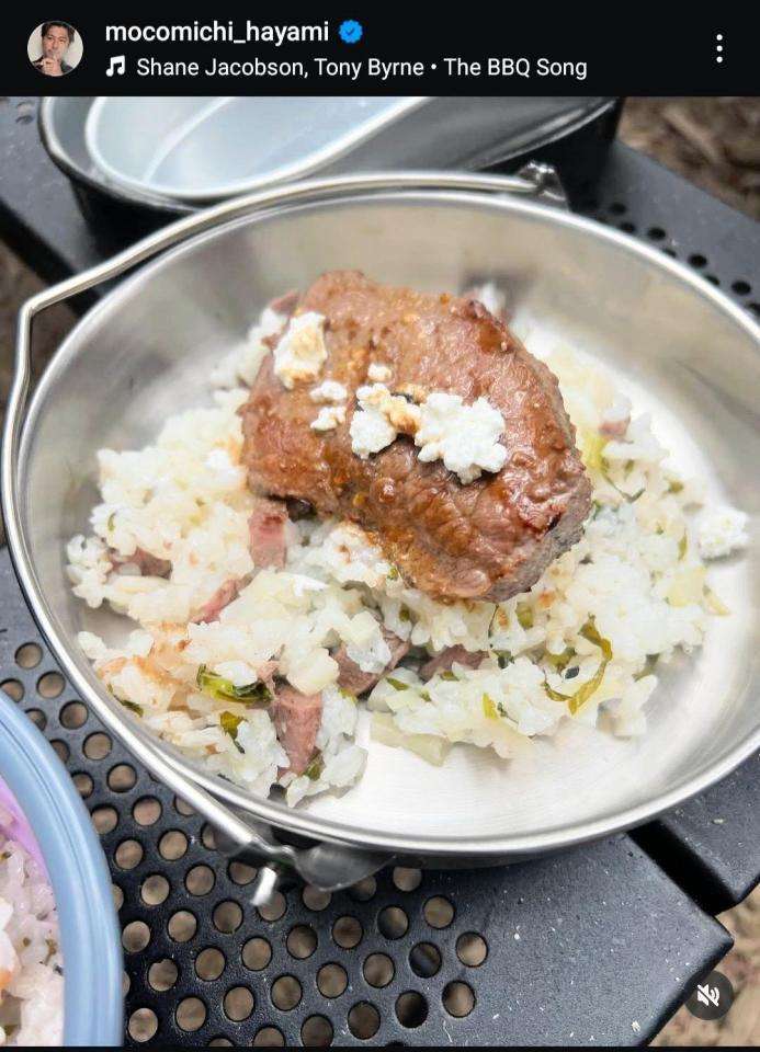 速水もこみち「キャンプ飯の域超えてる」超ハイレベルな料理の数々にファン感嘆「一目惚れしてしまいます」
