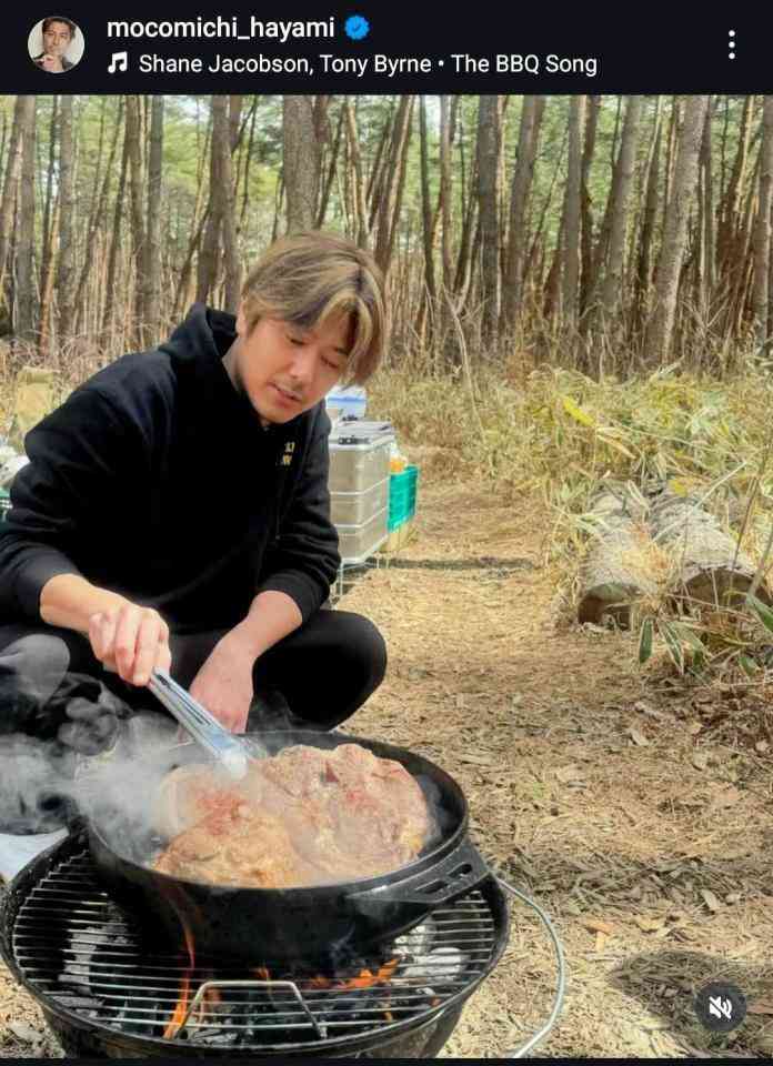 速水もこみち「キャンプ飯の域超えてる」超ハイレベルな料理の数々にファン感嘆「一目惚れしてしまいます」