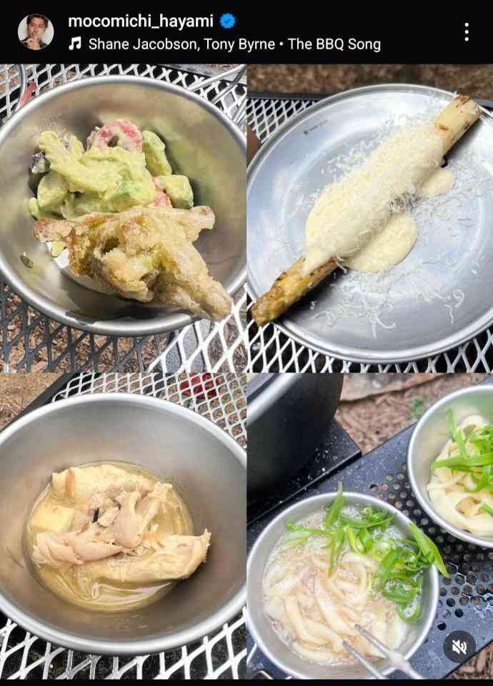 速水もこみち「キャンプ飯の域超えてる」超ハイレベルな料理の数々にファン感嘆「一目惚れしてしまいます」
