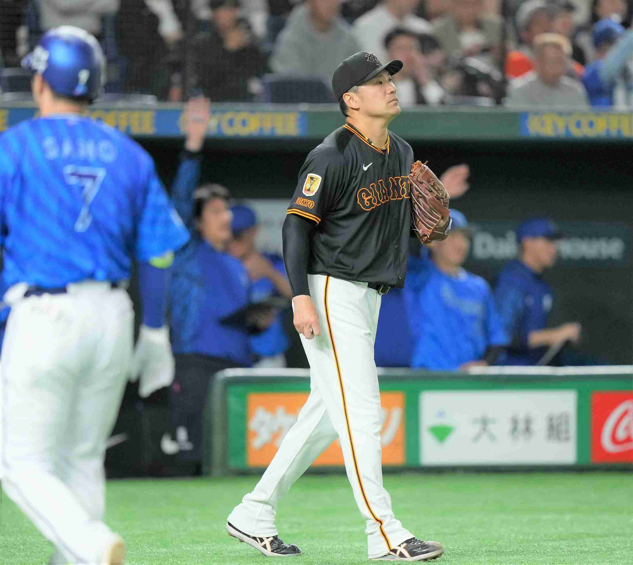 【巨人】田中将大2回7安打6失点の大炎上...日米通算199勝目ならず 本拠地初登板もDeNA打線の前に撃沈 4番・牧に3打点許す（TBS NEWS DIG Powered by JNN） - Yahoo!ニュース