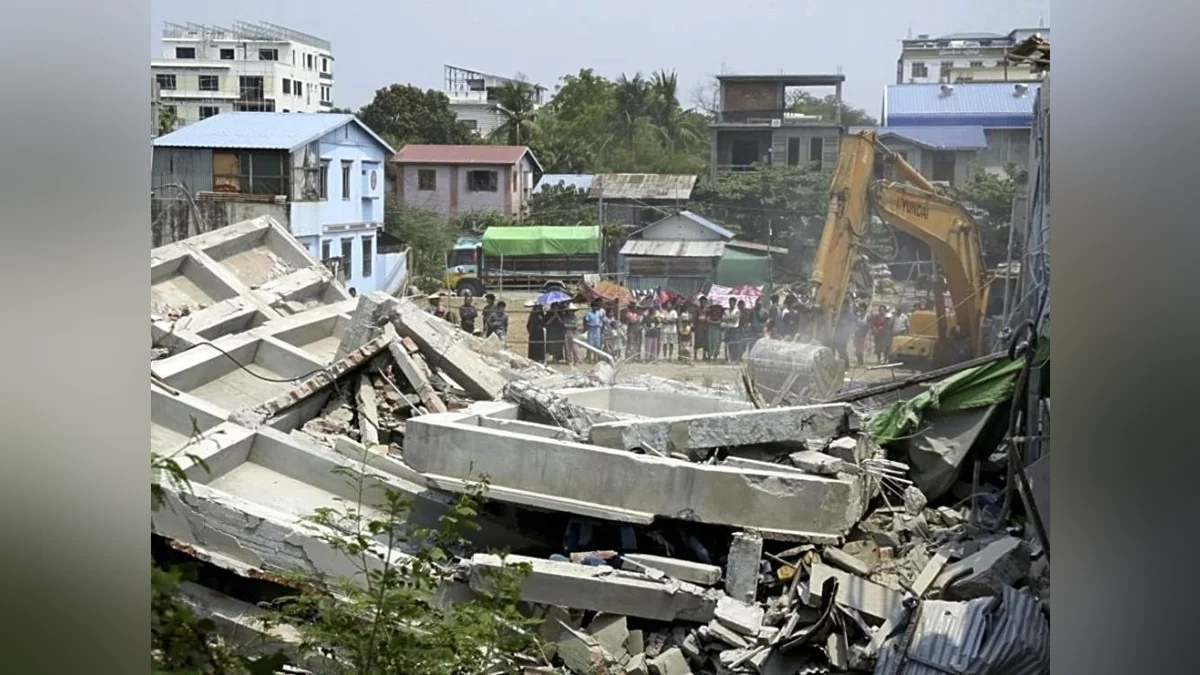ミャンマー地震の死者1644人、空港閉鎖・高層ビル倒壊…日本人2人負傷