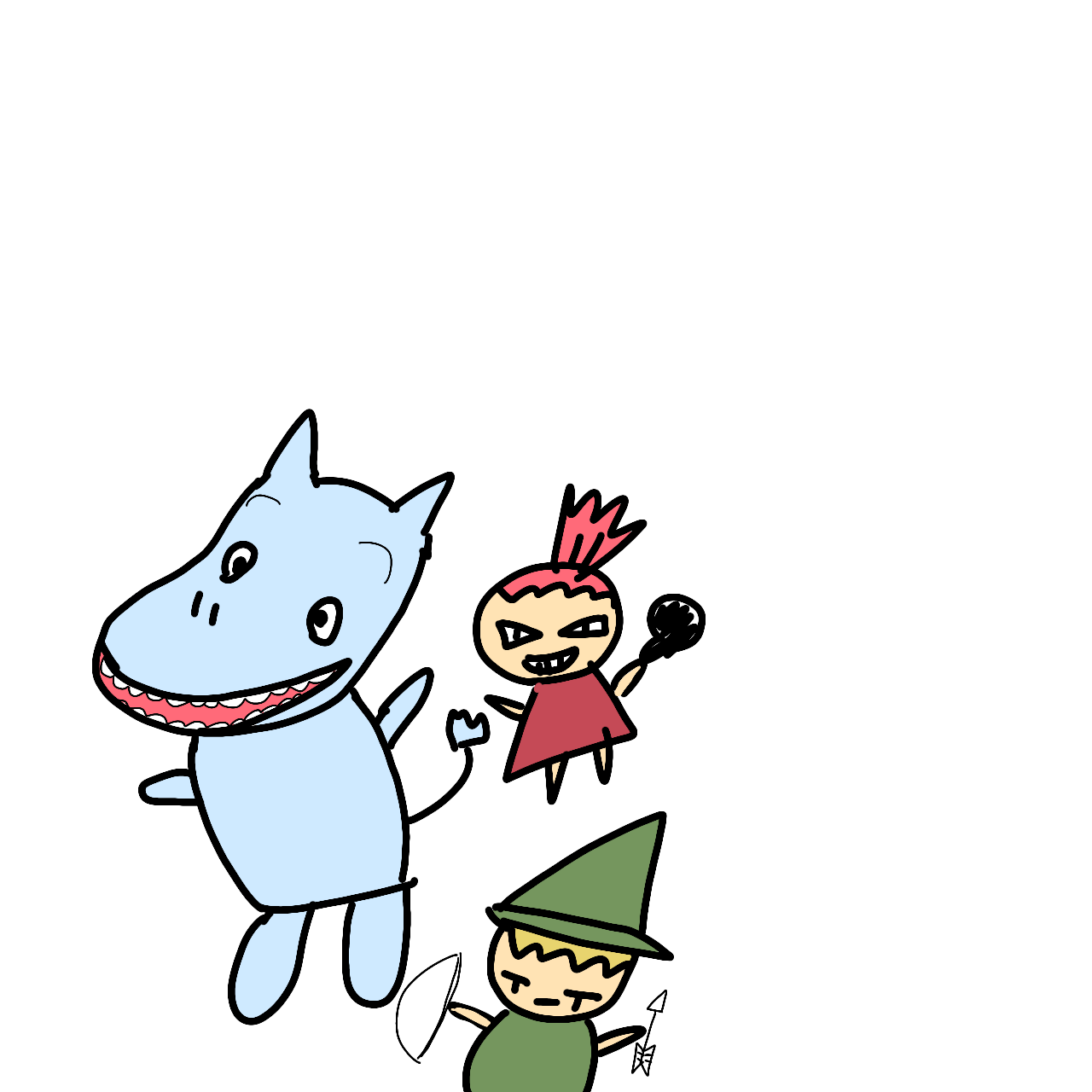 何も見ずにムーミン描いてみましょう!