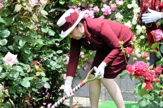 信子さまが世界バラ会議福山大会に参加　「プリンセス・ノブコ」植樹（朝日新聞） - Yahoo!ニュース