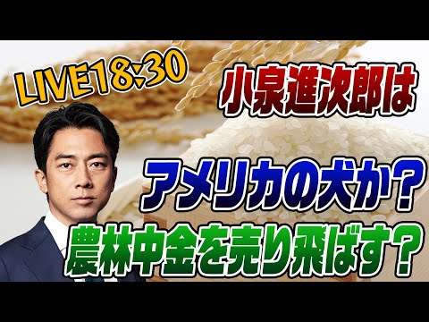5/27ライブ！小泉進次郎ポスト石破に爆進中！彼はアメリカの犬か？農林中金を売り飛ばす？笑