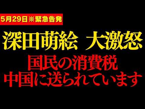 【深田萌絵】※覚悟して聞いてください…地上波では放送されない消費税の闇についてお話します…消される前に大至急ご視聴ください