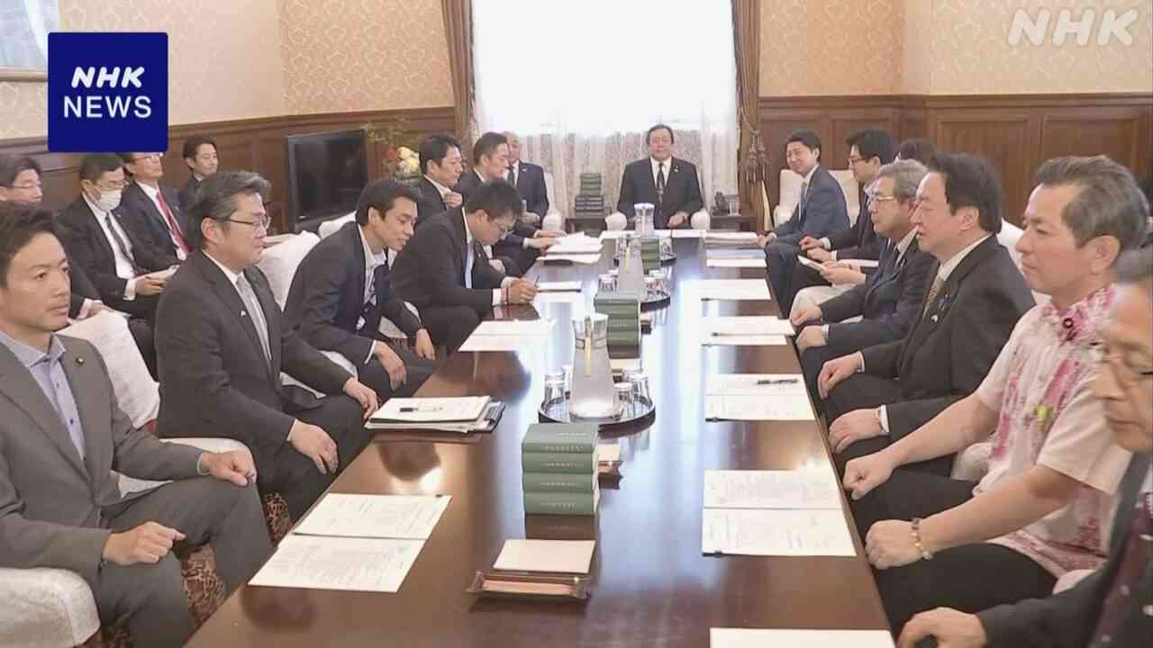 立民 玄葉衆院副議長の“内閣不信任決議案 発言”与野党で協議 | NHK | 衆議院