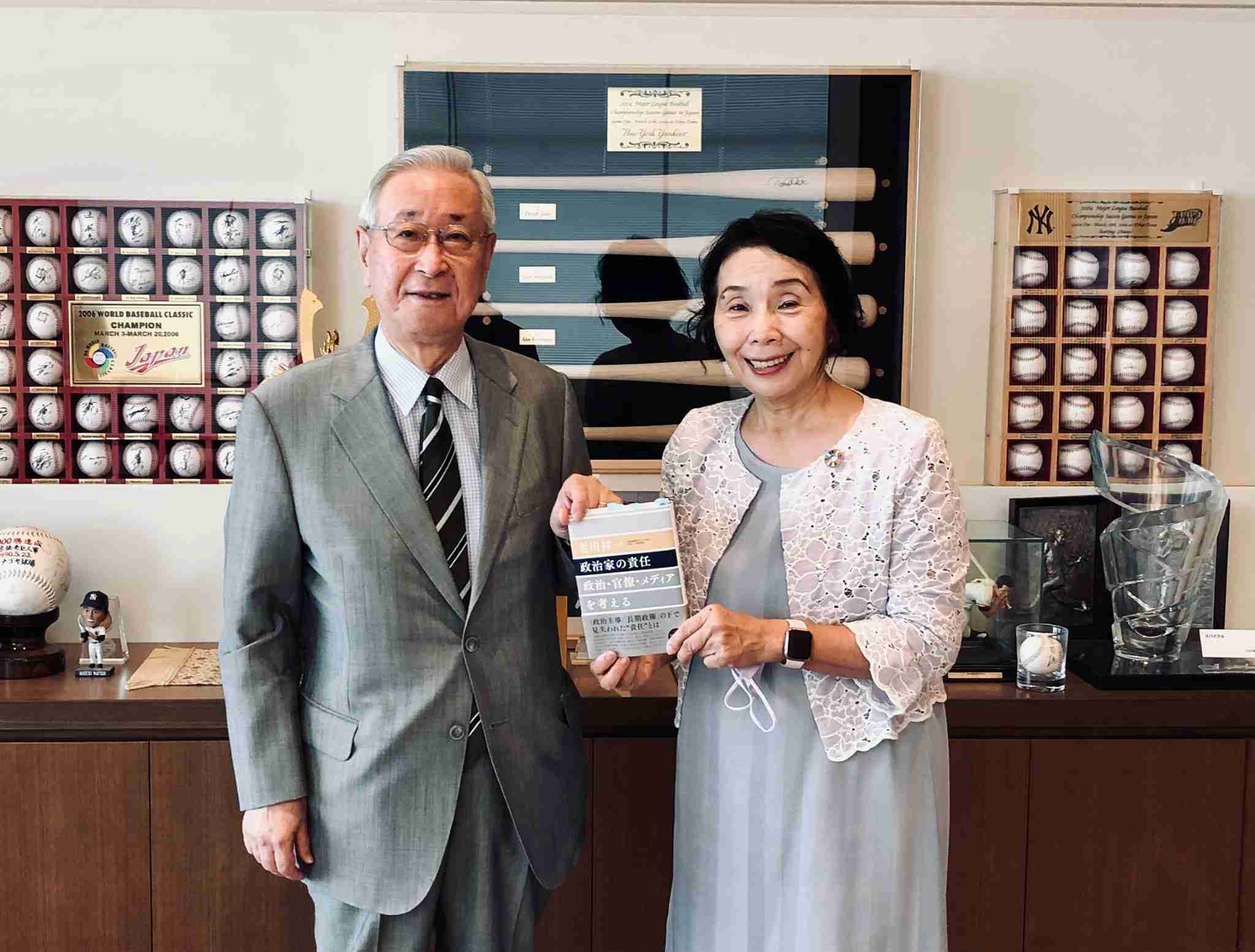 読売新聞東京本社取締役・論説委員長の老川祥一さんを訪問しました。｜清原慶子 Official Website