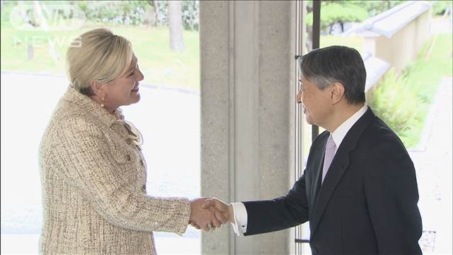 天皇陛下がアイスランドの大統領と面会　ジェンダー平等などがテーマに（テレビ朝日系（ANN）） - Yahoo!ニュース