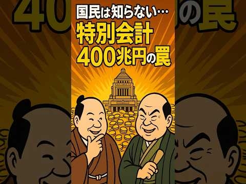 国民は知らない…特別会計400兆円の罠 #特別会計 #財務省のウソ #shorts