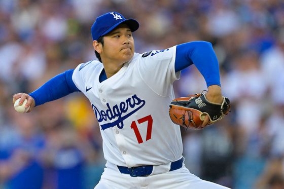 大谷翔平、最速161キロで1回2安打1失点　交代時はLA沈黙…663日ぶり投手復帰戦 | Full-Count
