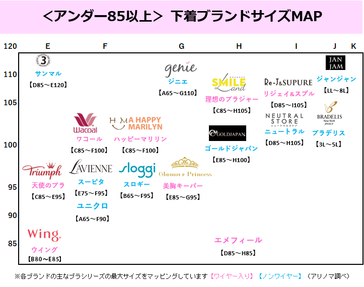 胸が大きい人、ブラジャーどこで買っていますか？