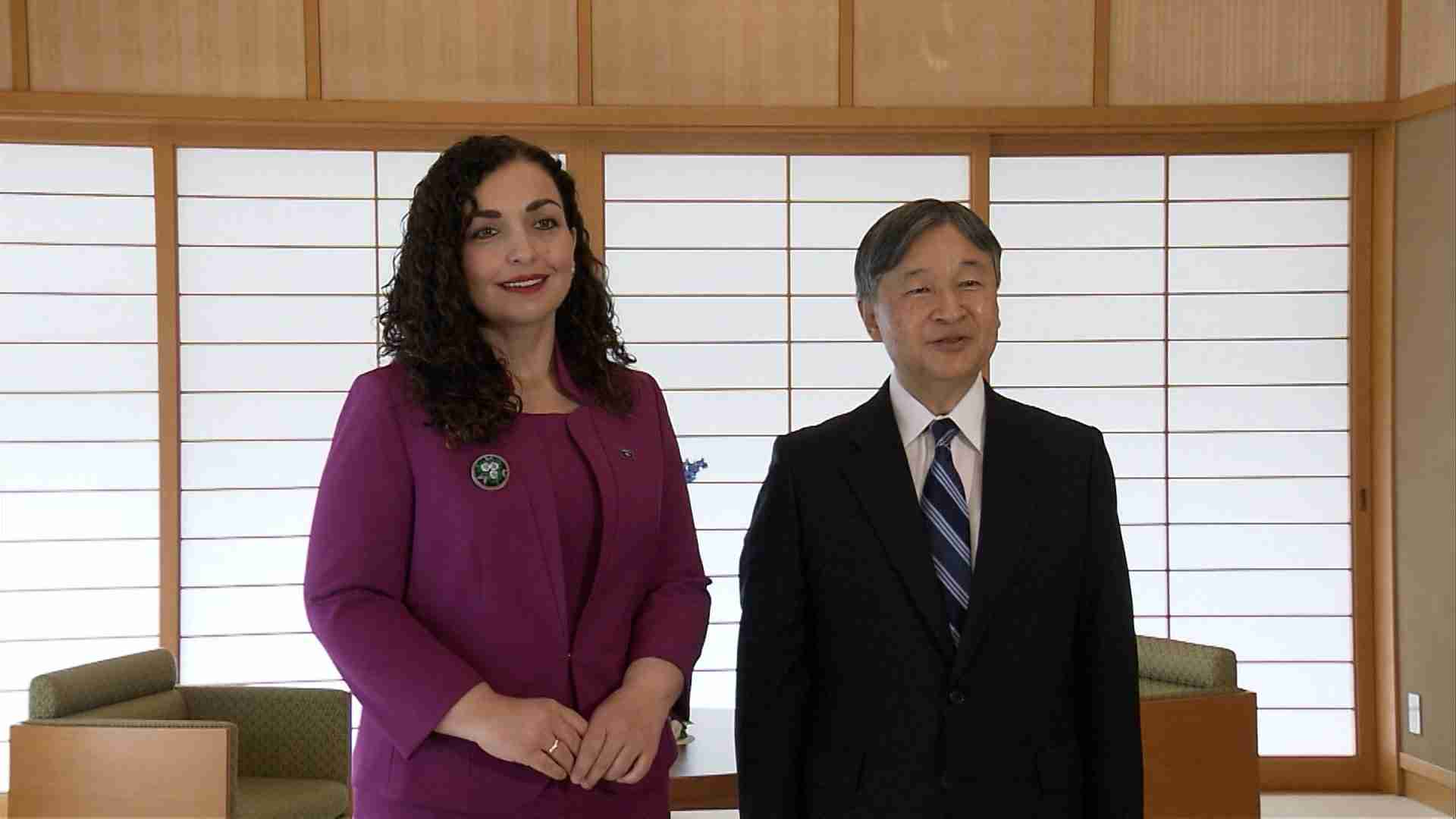 天皇陛下がコソボ大統領と面会「国造りのためには女性の活躍が大切」　平和の構築や交渉などについて歓談（FNNプライムオンライン（フジテレビ系）） - Yahoo!ニュース