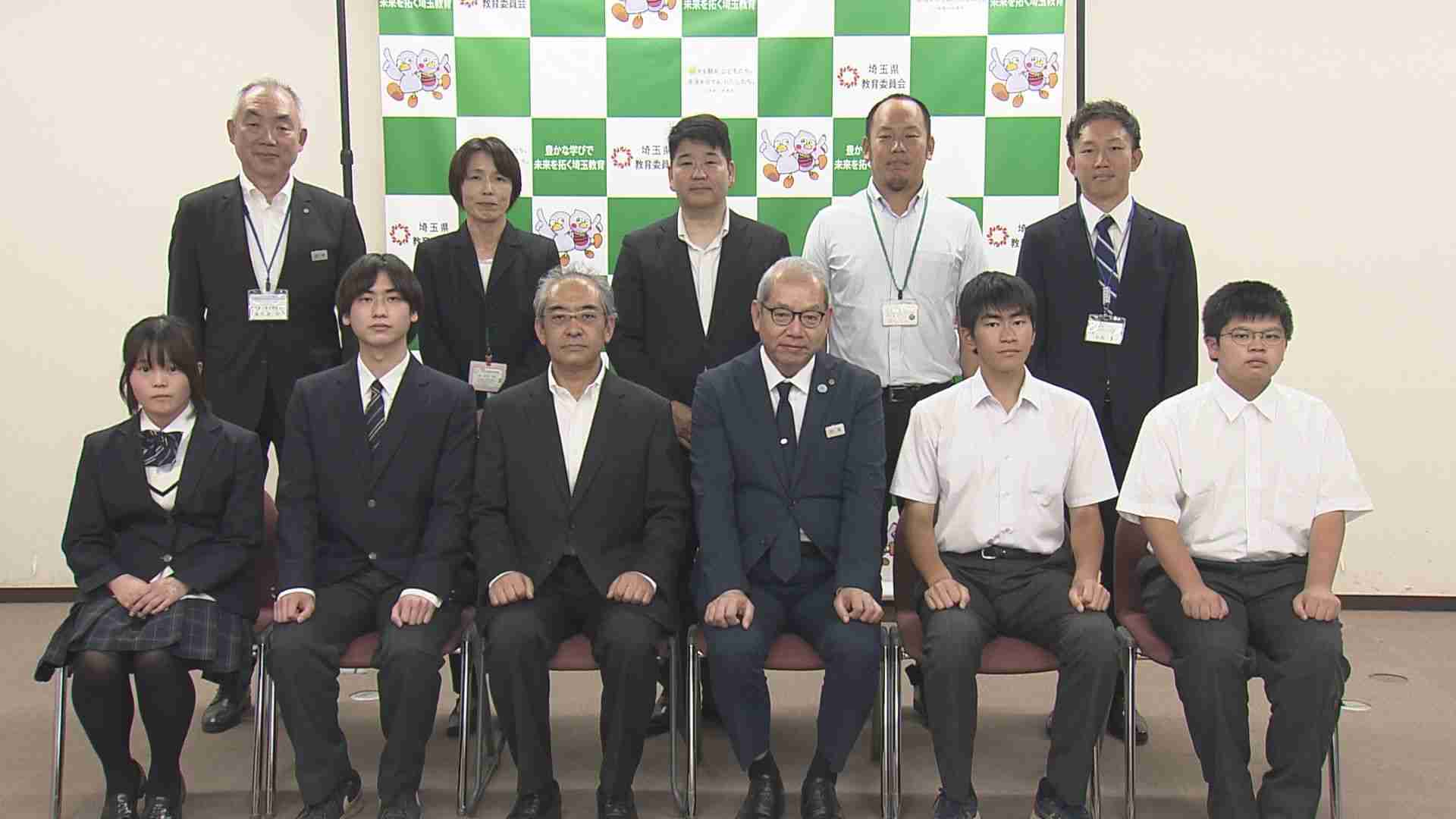 特別支援学校の生徒　天皇陛下の視察を教育長に報告／埼玉県（テレ玉） - Yahoo!ニュース