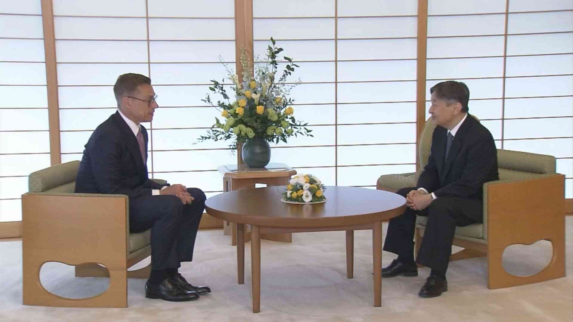 天皇陛下がフィンランド大統領と面会 石川県を訪問した夫妻に謝意伝える（テレビ朝日系（ANN）） - Yahoo!ニュース