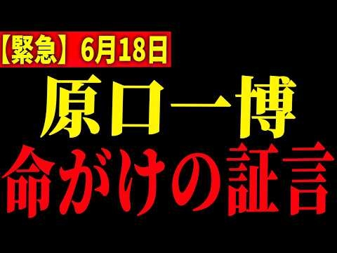 【緊急配信】原口さん、これが本当なら... 大変なことに...
