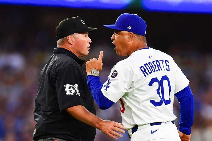 ロバーツ監督、大谷への死球は「故意だと思う」　退場処分には不満「説明がほしかった」パドレス戦後に胸中明かす（THE ANSWER） - Yahoo!ニュース