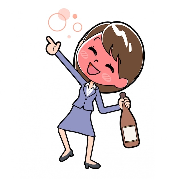 お酒飲むと顔が真っ赤になる人