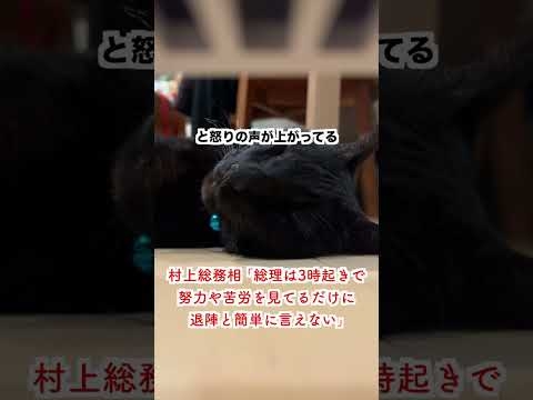 【激怒】村上総務相「石破総理の努力や苦労を見てるから簡単に退陣と言えない」→「それは当たり前のこと！」