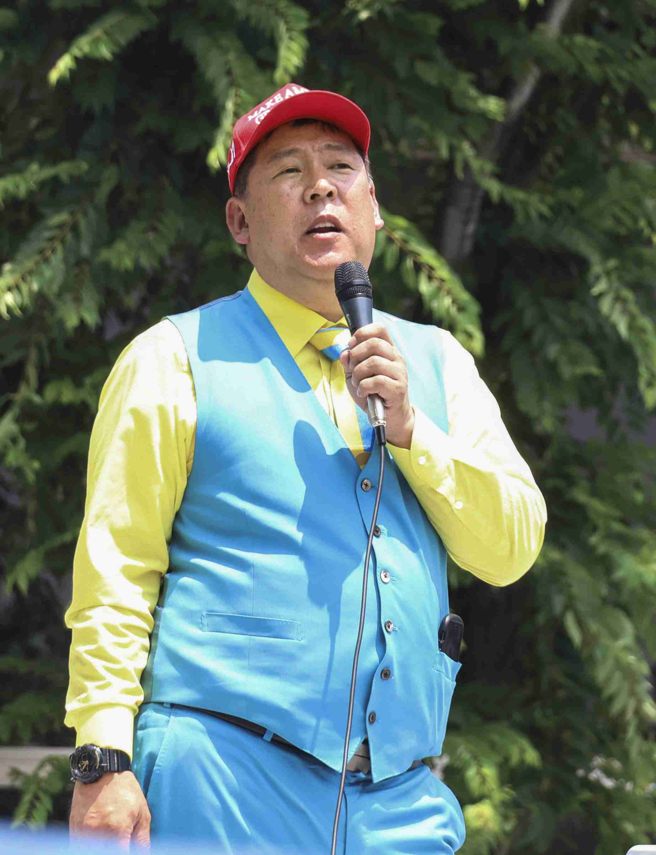 N党・立花氏「人種差別します」　4日の街頭演説に続き発言|47NEWS（よんななニュース）