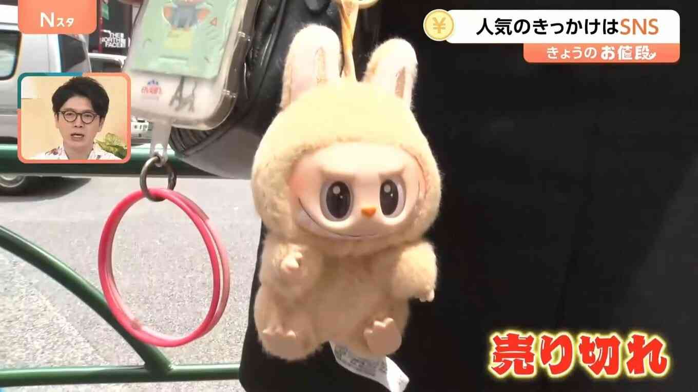 中国発「ラブブ」フィギュア落札額約2200万円 日本の店舗でも大行列、企業に広がるキャラクタービジネス【Nスタ解説】