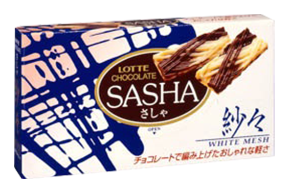 懐かしいパッケージを貼るトピ