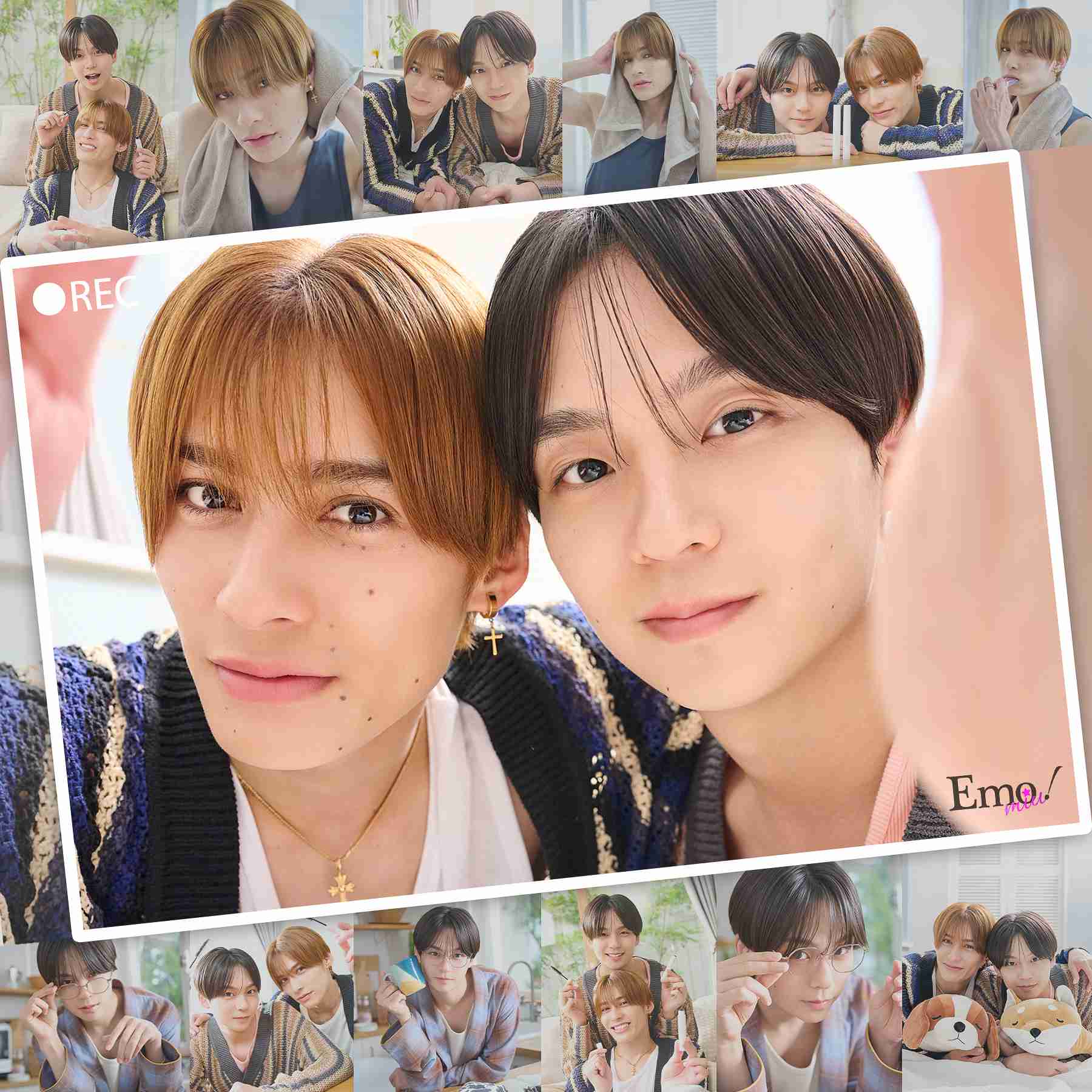 “てたれい”が恋人目線で朝の支度を手伝ってくれる!? ワンエンのTETTA×REI出演♡ マスカラ型アホ毛ブラシ「プリュスオー ポイントリペア」×Emo!miuスペシャルムービー公開 | Emo!miu｜エモミュー