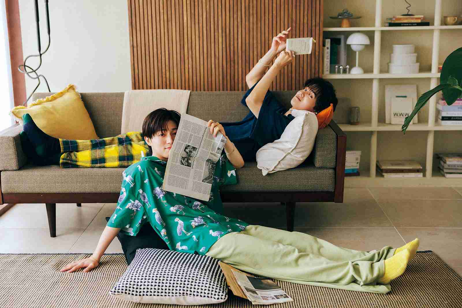 「タイプロ」西山智樹＆前田大輔、ルームシェアテーマの撮影で笑顔 今後の予定も語る - モデルプレス