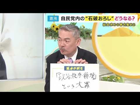 藤井京大教授「石破総理は平気で嘘をつく」衆院・参院連敗も続投に「政治秩序崩壊という大罪犯した」指摘も〈カンテレNEWS〉