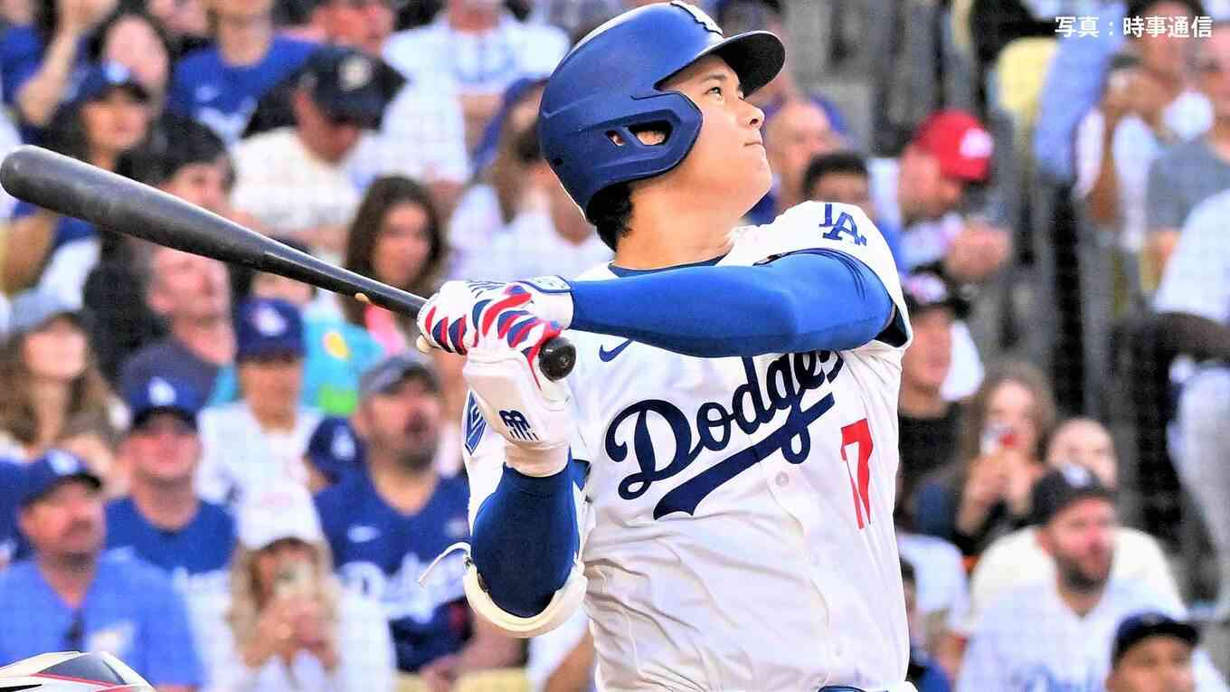 “快挙”大谷翔平 日本選手史上初の4試合連続弾で36号！メジャー11度目で達成 逆方向へ123.4m弾、再びリーグトップに並ぶ