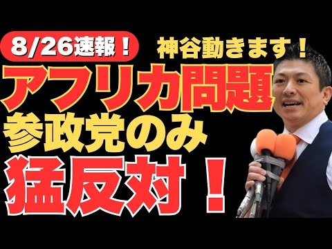 【アフリカホームタウン問題】ついに参政党が動いた‼神谷代表「移民受け入れは絶対反対」その真意とは?【神谷宗幣・見解・検証・政治分析・政治ニュース・2025参議院選挙】