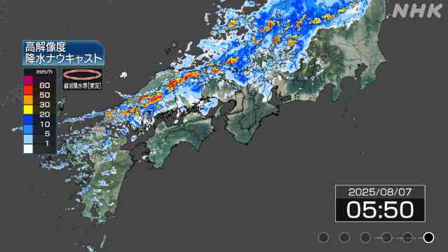 石川県 加賀地方で線状降水帯 危険性急激に高まる 厳重警戒を