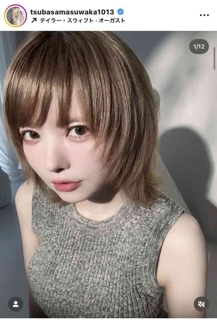 益若つばさ、「大人可愛くイメチェン」髪をカットした姿を披露し「Ｎｅｗ益若、どうでしょうか、、？」 - スポーツ報知