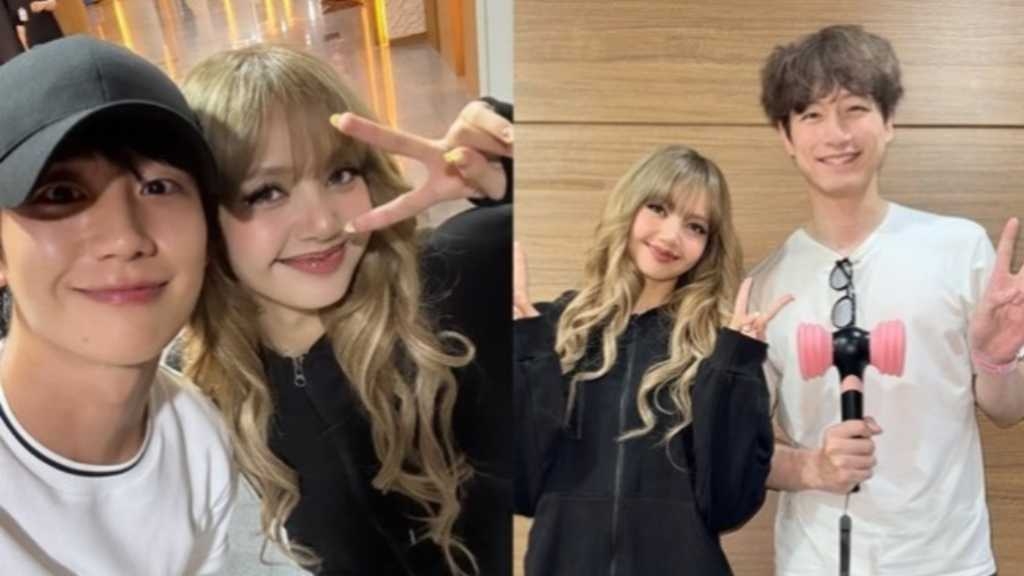 BLACKPINK・LISAと坂口健太郎が夢の共演　“奇跡”のオフショットにファン歓喜「素敵」