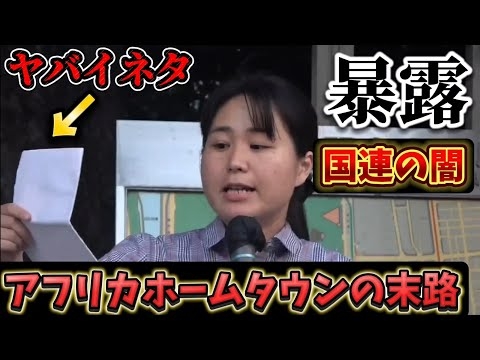 石破やめろデモ！我那覇真子　アフリカホームタウンJICAの闇とiomのヤバさを暴露！