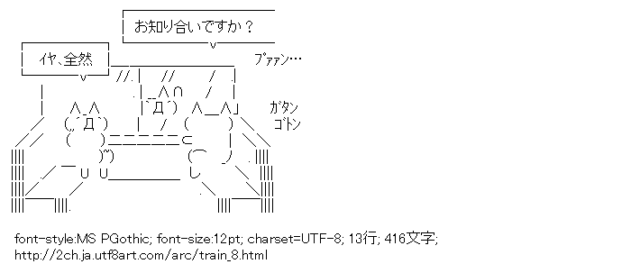 アスキーアート貼って行こう part2