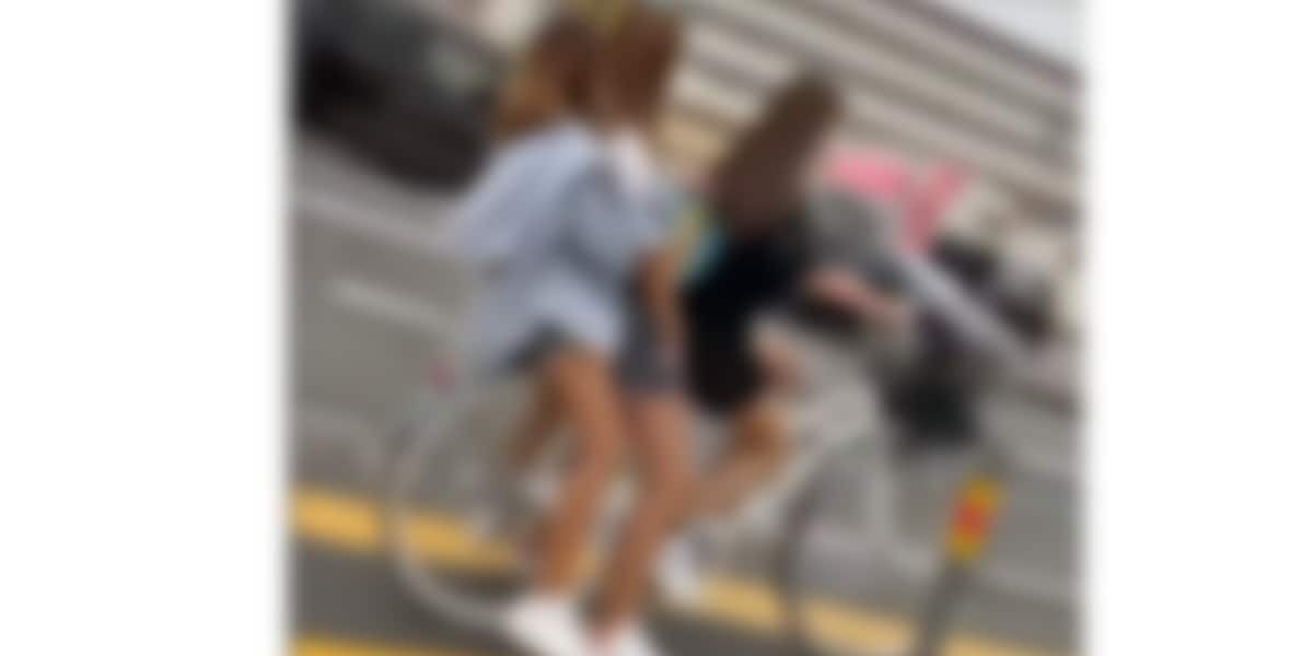 女子中学生？ 自転車「3人乗り」動画が話題、道交法違反か…来年4月からは「反則金」対象にも - 弁護士ドットコム