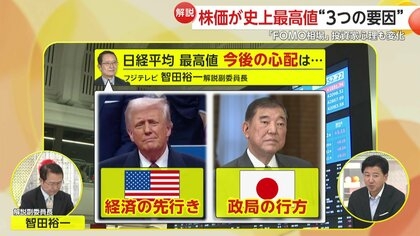 【解説】なぜお盆ウィークに株価最高値更新?「日米関税修正」「米中関税延期」「円安進行」の3要因 今後の不安要素「アメリカ経済の先行き」と「石破政権の行方」