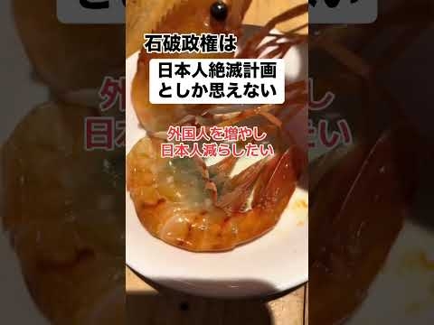 石破政権は日本人絶滅計画としか思えない