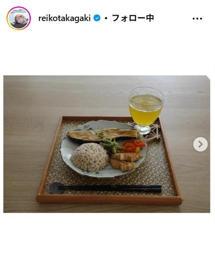 高垣麗子、手作りのワンプレート精進料理公開「話せないだけで、動物にはみんな心がある」