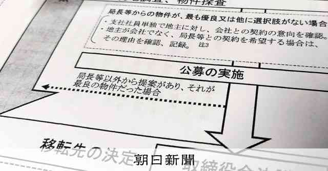 郵便局長が郵便局物件を取得→日本郵便から賃料収入、2年で26局：朝日新聞