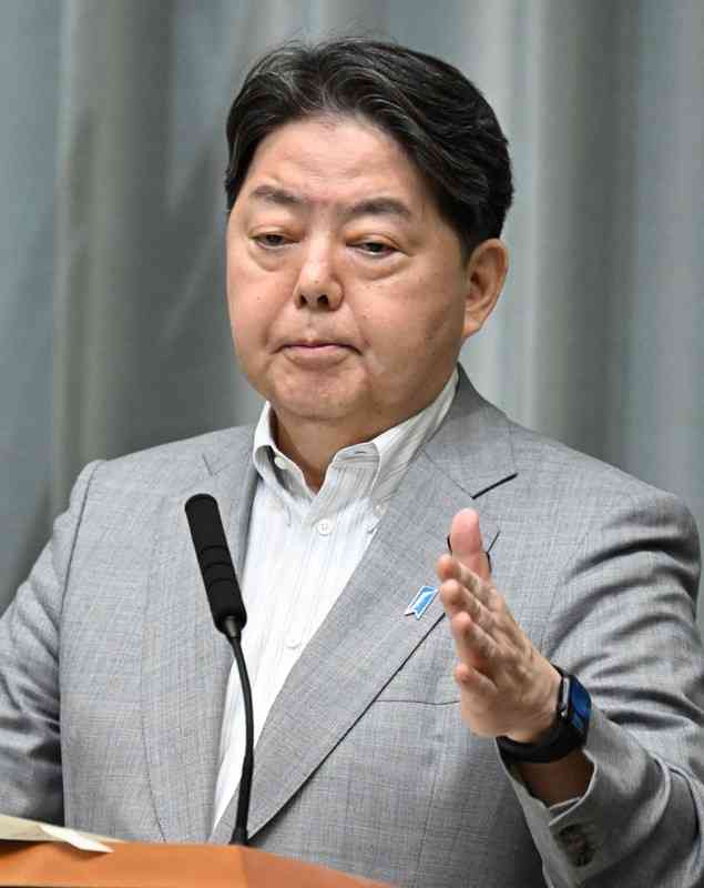 林芳正氏、総裁選出馬の意向固める　岸田氏は「頑張って」と激励