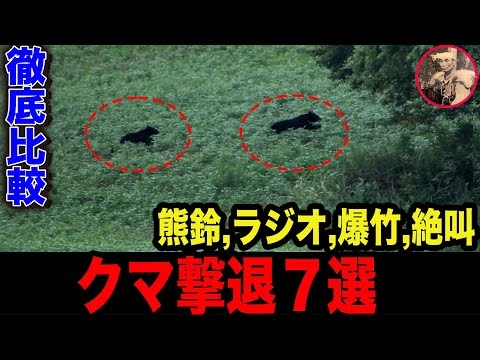 【閲覧注意】クマの音対策。1番効果があるのはどれ？熊鈴、ホイッスル、爆竹、ロケット花火、サイレン、絶叫