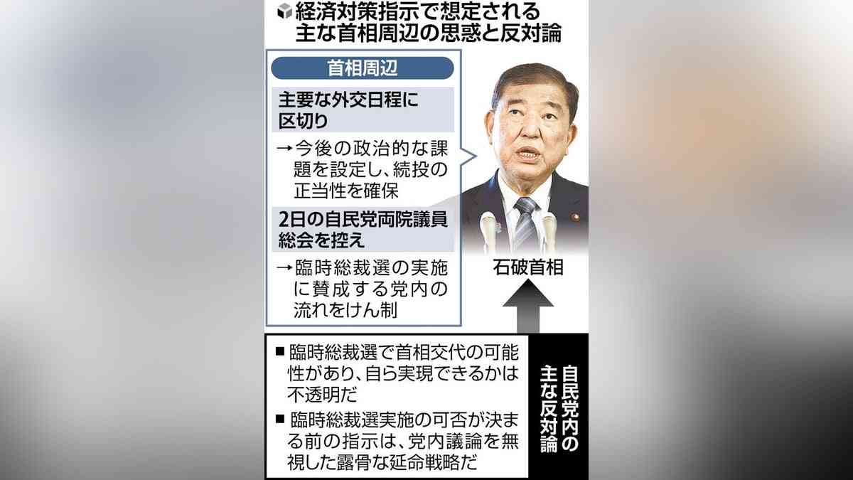 総裁選前倒し巡り焦る首相、「衆院解散」ちらつかせ抑え込みに躍起…党内反発「どこにも大義ない」 : 読売新聞