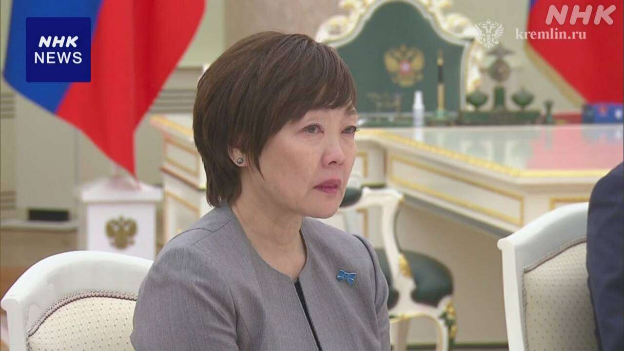 プーチン大統領と面会 安倍昭恵さん「ロシアは大切な隣国」 | NHK | プーチン大統領
