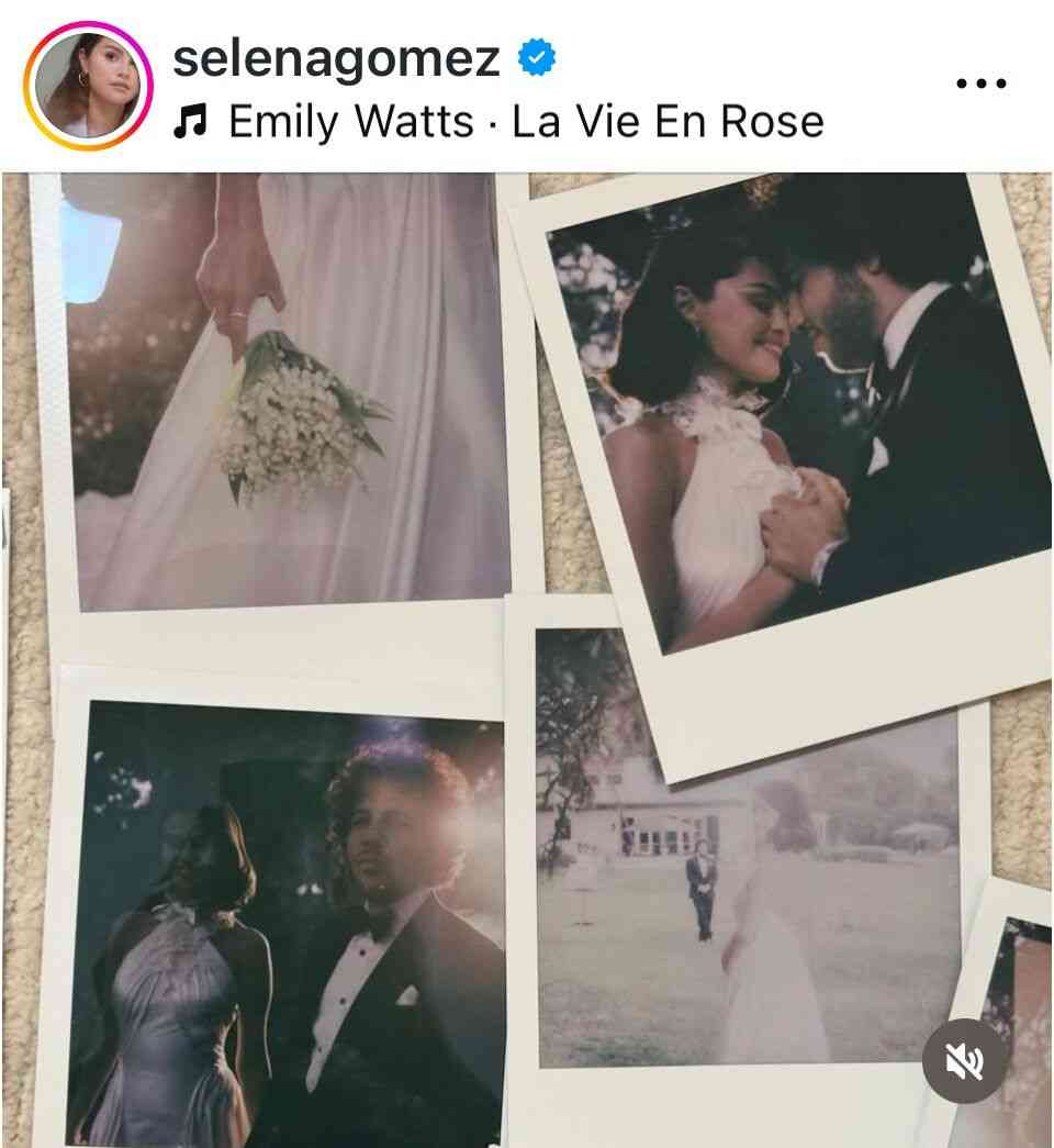 セレーナ・ゴメス、音楽プロデューサーのベニー・ブランコと結婚！ウェディングドレス姿で報告