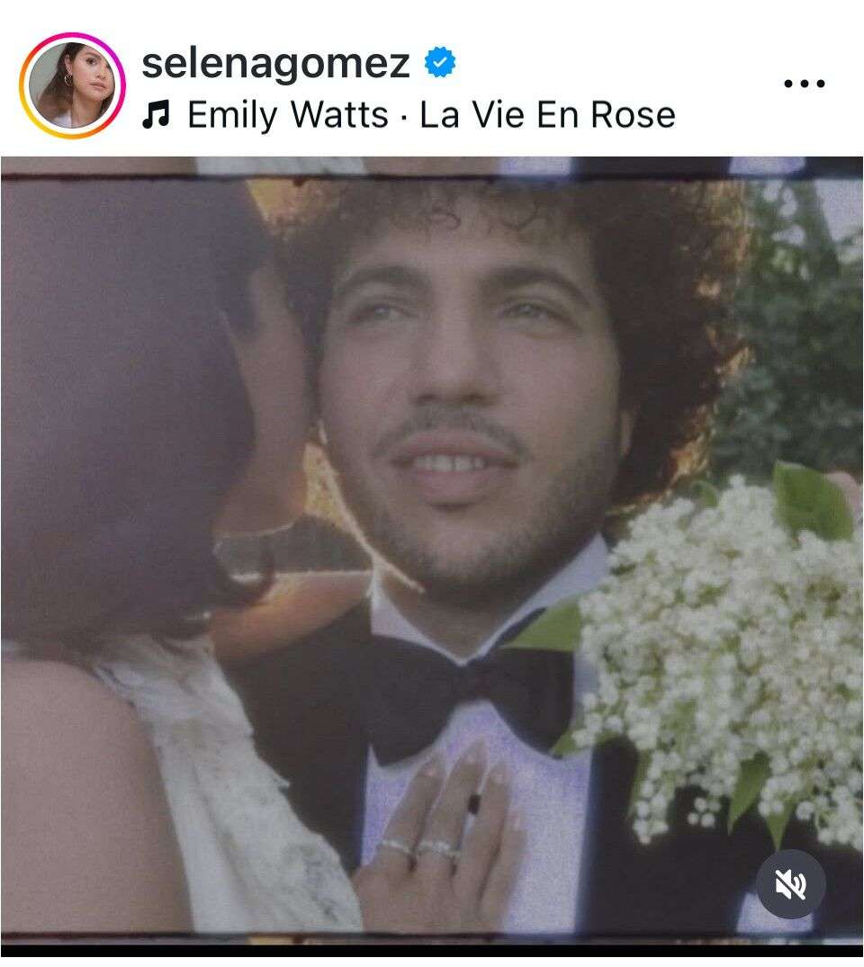 セレーナ・ゴメス、音楽プロデューサーのベニー・ブランコと結婚！ウェディングドレス姿で報告